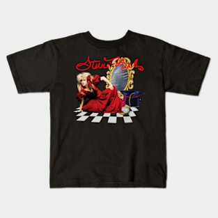 Stevie Nicks Red Gown Kids T-Shirt